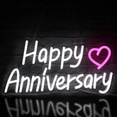 Happy Anniversary neon sign